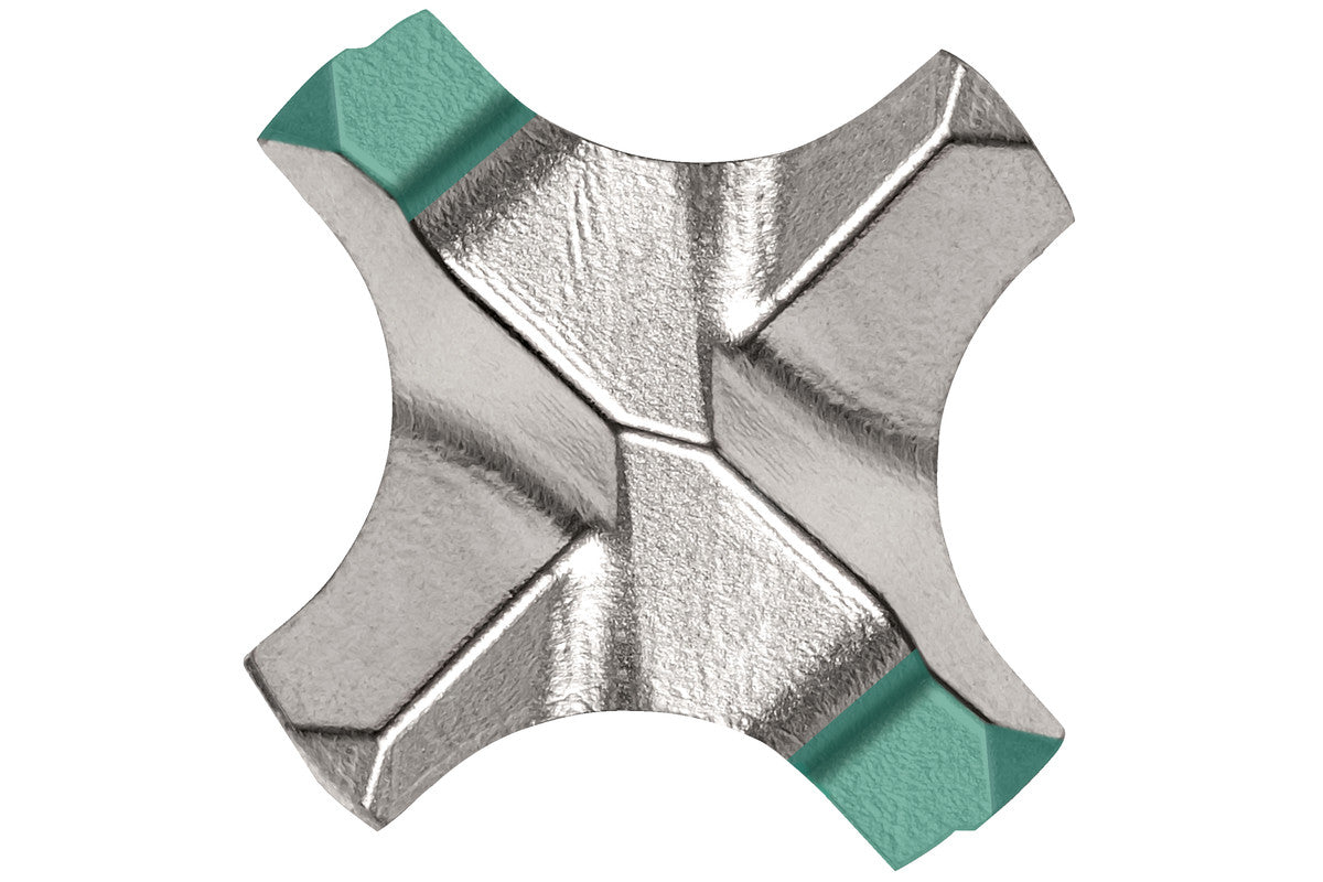 Metabo Hammerbohrer 6 × 265 mm Hartmetall SDS Plus – für Mauerwerk & Beton – 4-Schneider