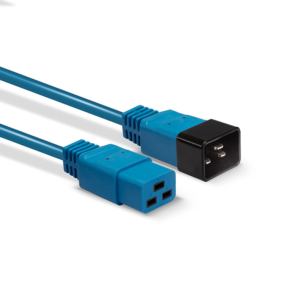 Lindy Netzkabel, IEC C19 auf IEC C20, 3 m, Blau