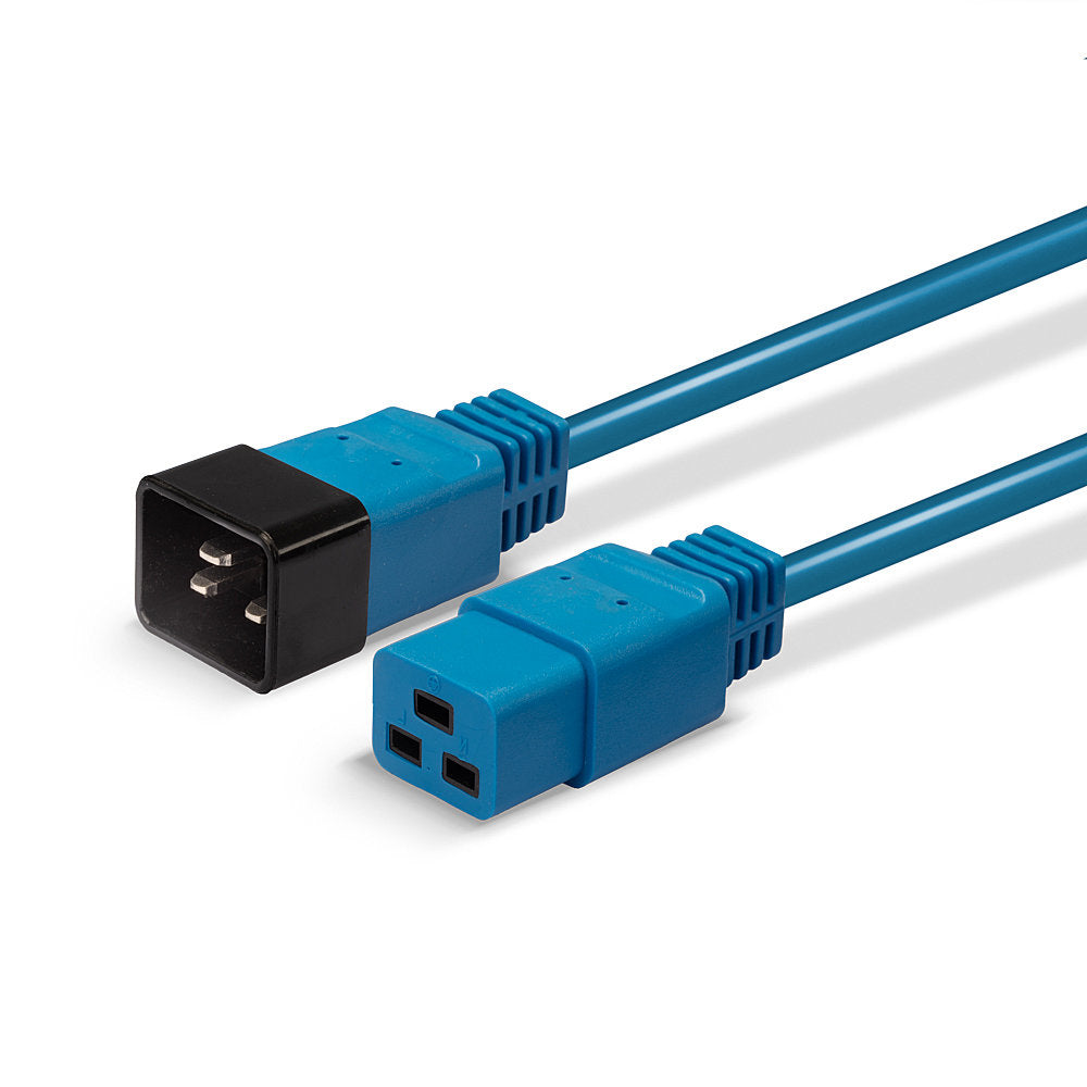 Lindy Netzkabel, IEC C19 auf IEC C20, 3 m, Blau
