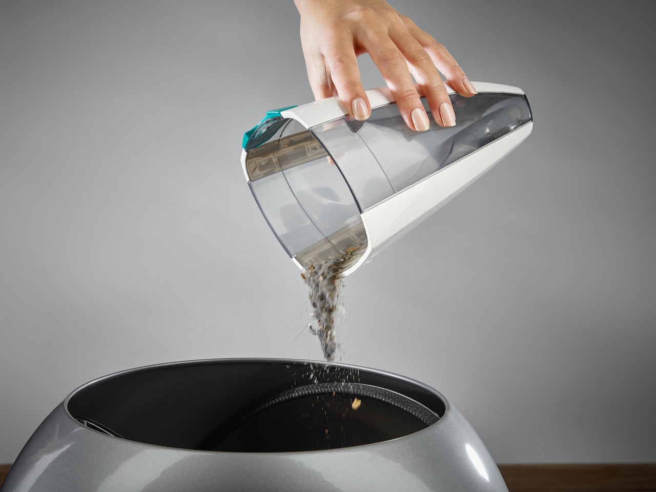 Leifheit Staubsauger – 2-in-1, 125 W, 0,5 l, Akkubetrieb