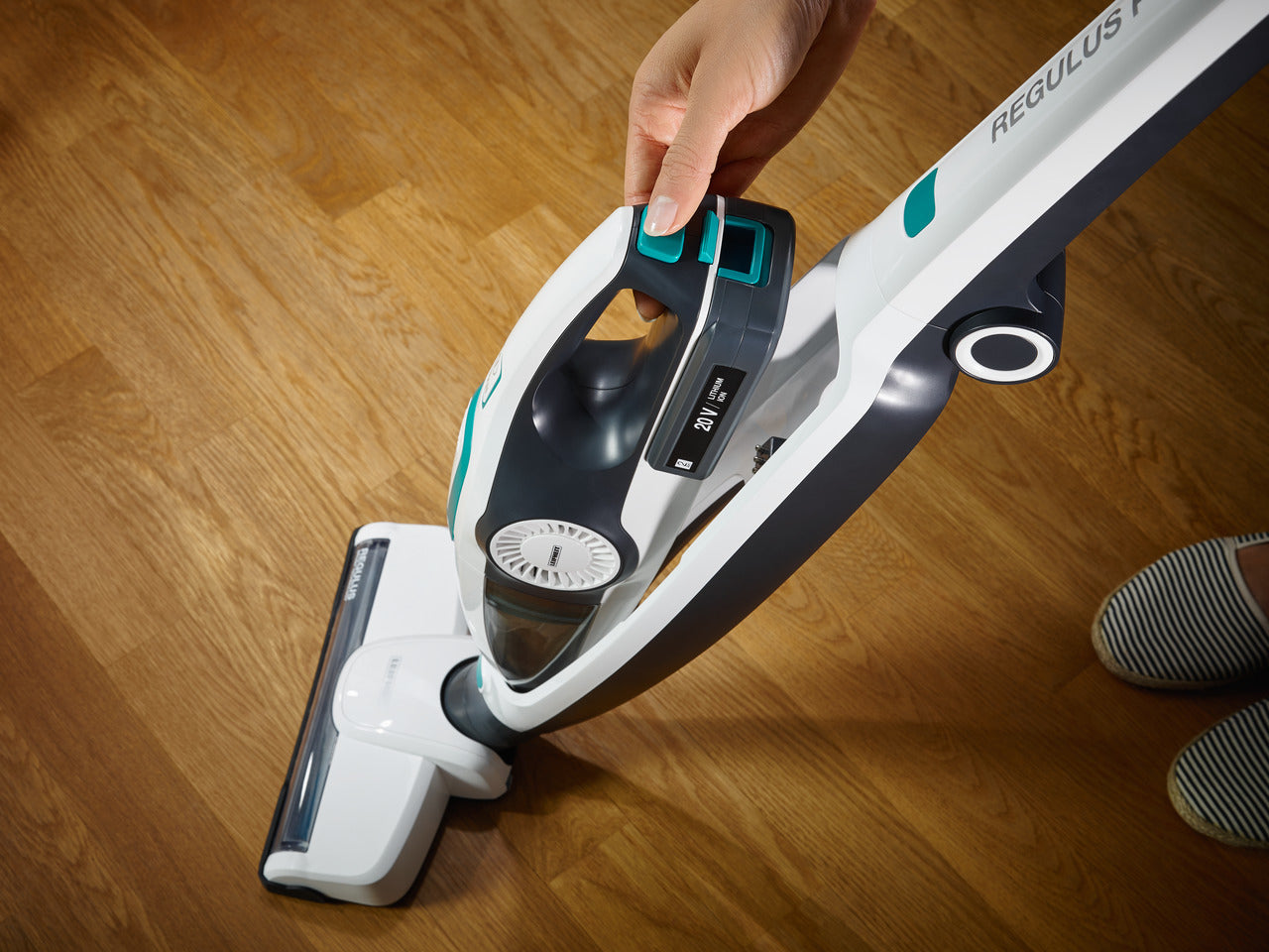 Leifheit Staubsauger – 2-in-1, 125 W, 0,5 l, Akkubetrieb