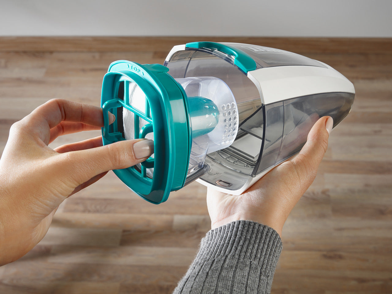 Leifheit Staubsauger – 2-in-1, 125 W, 0,5 l, Akkubetrieb