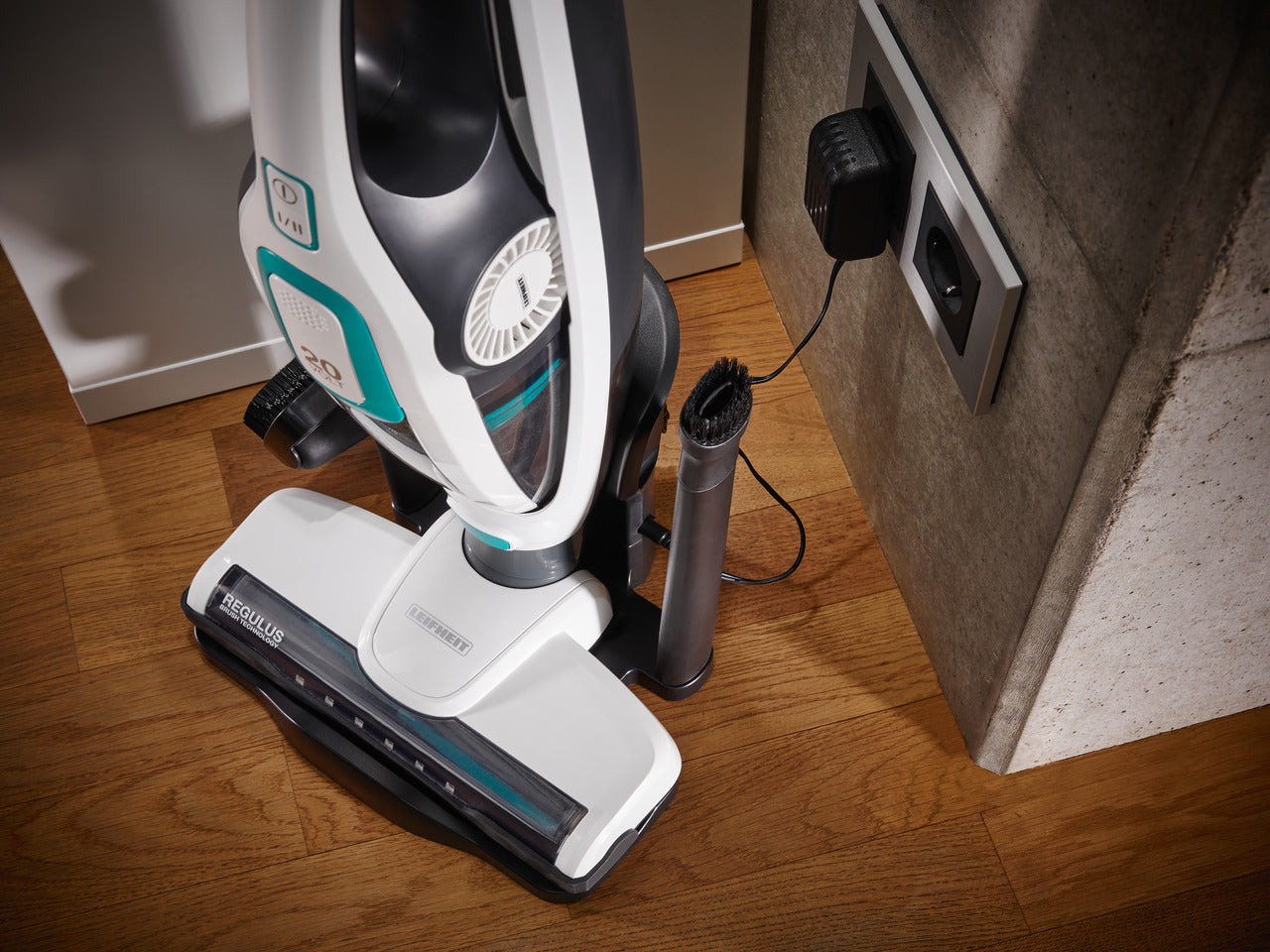 Leifheit Staubsauger – 2-in-1, 125 W, 0,5 l, Akkubetrieb