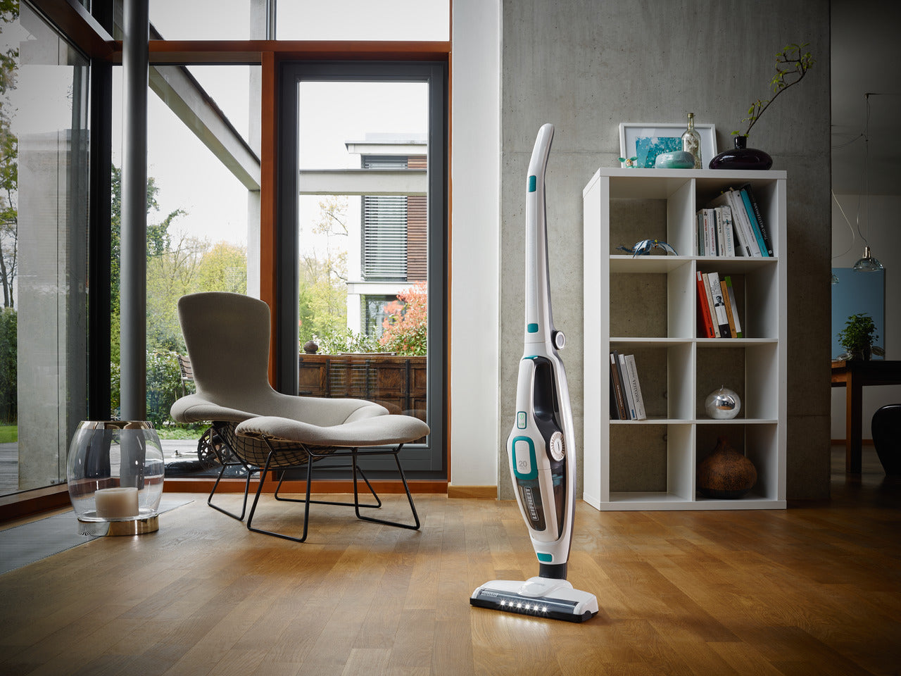 Leifheit Staubsauger – 2-in-1, 125 W, 0,5 l, Akkubetrieb