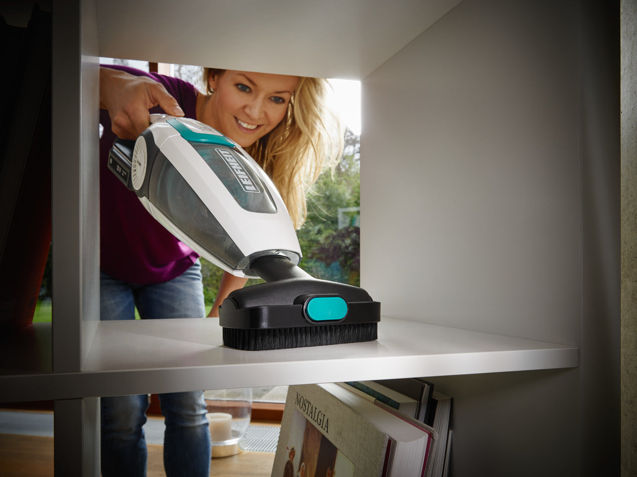 Leifheit Staubsauger – 2-in-1, 125 W, 0,5 l, Akkubetrieb