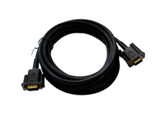 Zebra RS-232-Kabel – DB9 Stecker auf DB9 Buchse, Pin-9 Power, gerade – 4,6 m