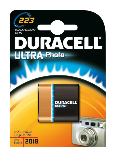 Duracell DL223 Batterie, Nickel-Oxyhydroxid (NiOx), 6 V – 1 Stk.