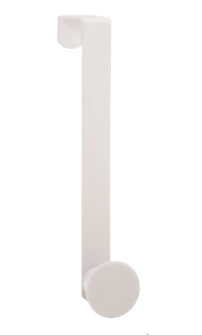Spirella Haken (Universal/Metall) RONDA – 4×4×20 cm, Edelstahl/ABS, Weiss matt