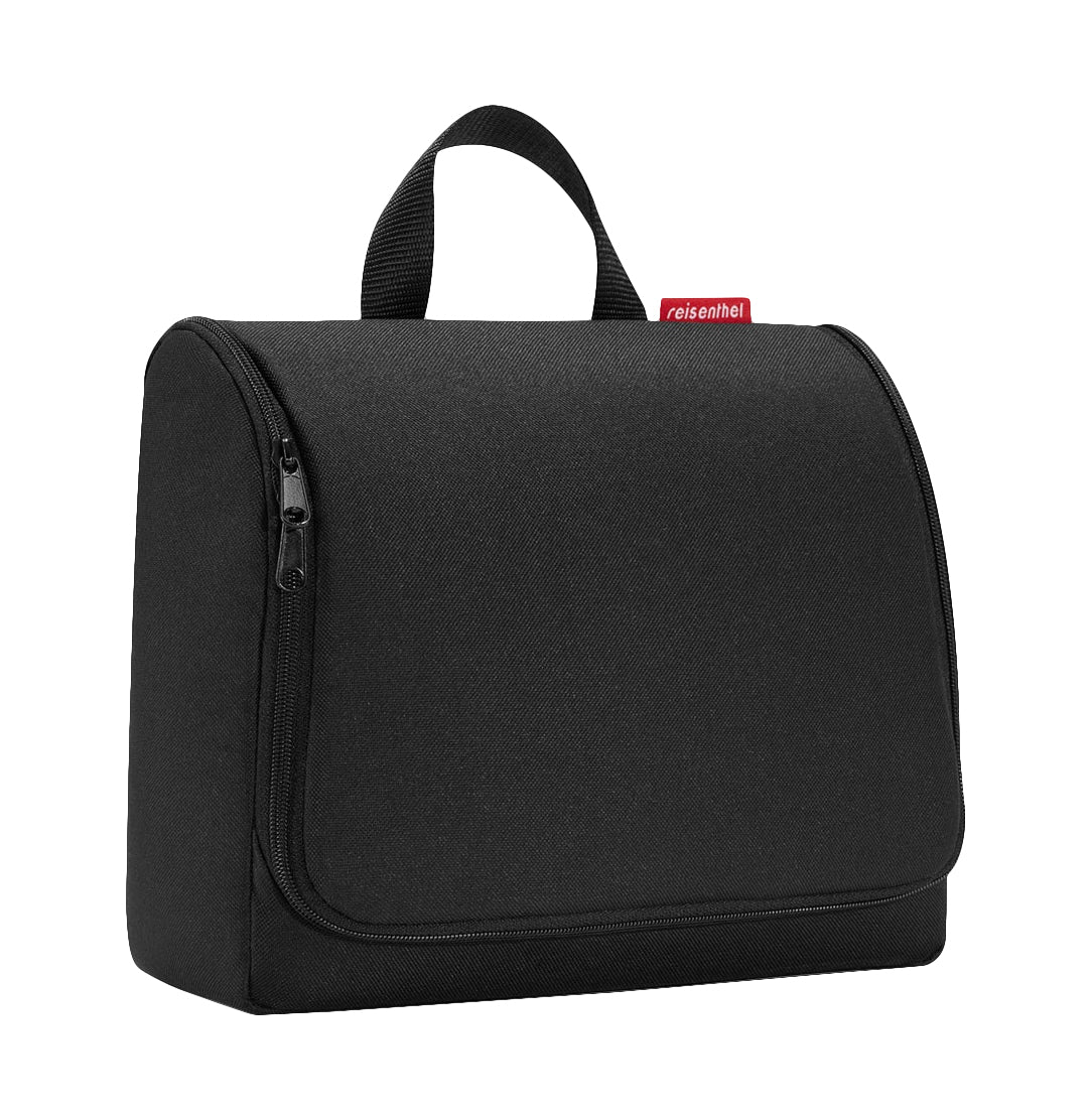 Reisenthel Kosmetiktasche XL – Wasserfest – 28 × 25 × 10 cm – Schwarz, Polyester, 1 Stk.