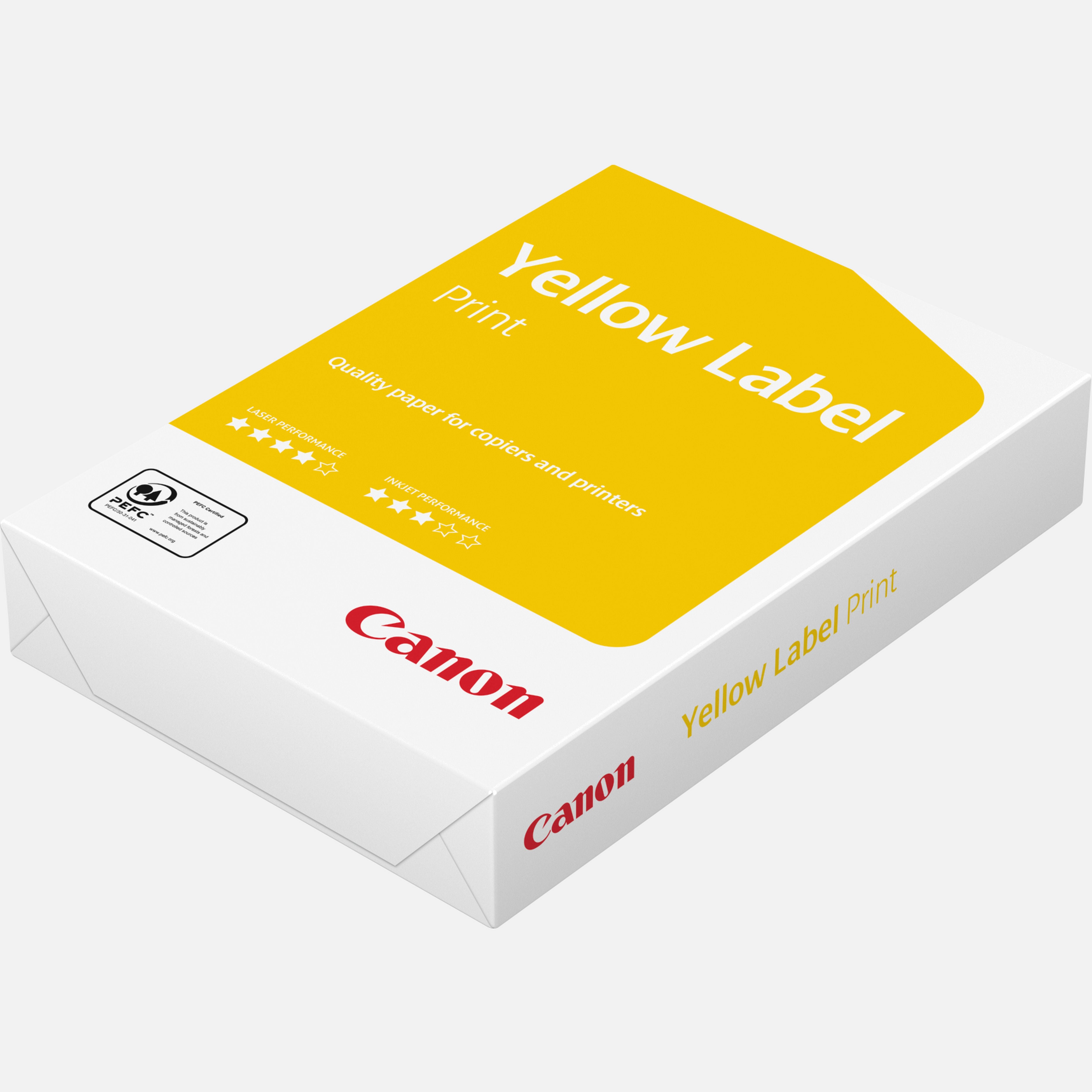 Canon Yellow Label Laser-/Farblaserpapier Weiss – A4, 80 g/m², 500 Blatt