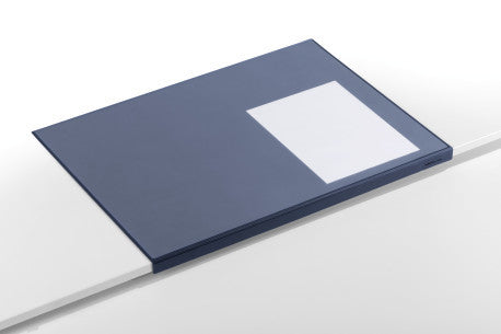 Durable Schreibtischunterlage mit Kantenschutz – 650 × 500 mm, Kunststoff, Blau, 1 Stück