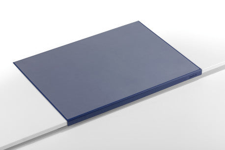 Durable Schreibtischunterlage mit Kantenschutz – 650 × 500 mm, Kunststoff, Blau, 1 Stück