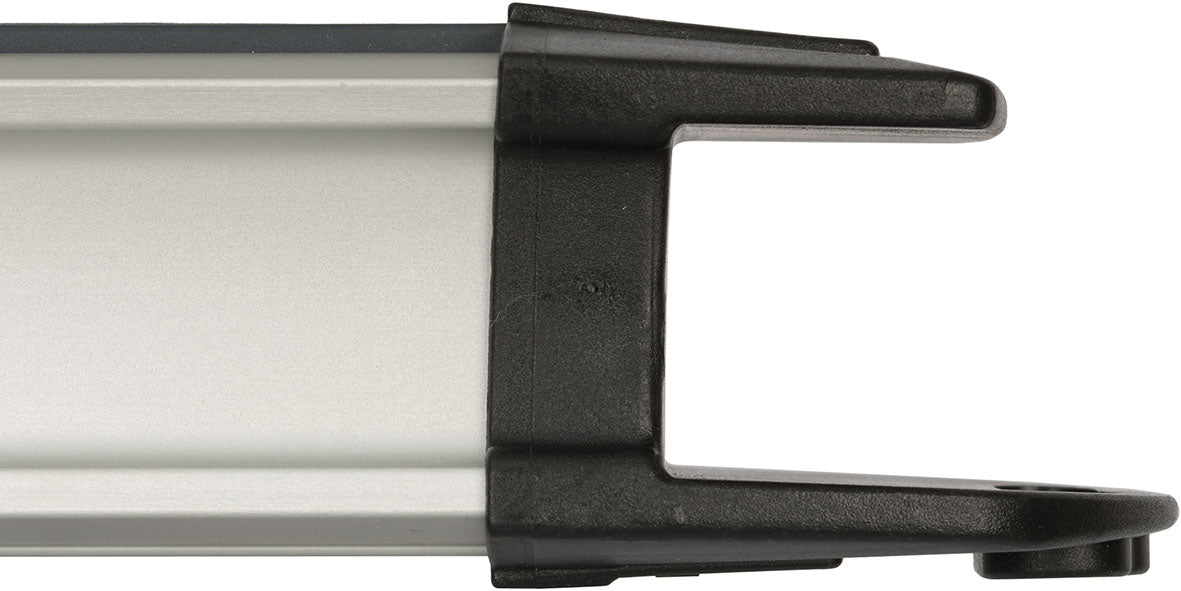 Brennenstuhl Premium-Alu-Line Steckdosenleiste, 6×T13, 2×USB, mit Schalter, 3 m – Schwarz