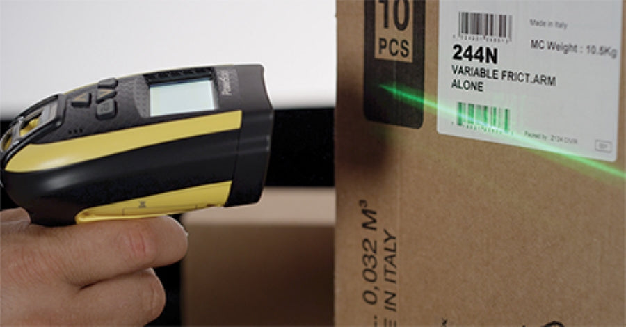 Datalogic PowerScan PM9100 – Barcodeleser – Funk – mit Display, Tastenfeld, wechselbarem Akku