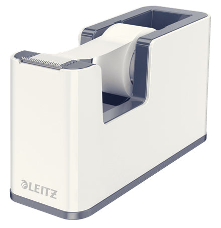 Leitz Tischabroller WOW – für Rollenbreite bis 19 mm, für Bandlänge bis 33 m, für Kern 1", Metallmesser