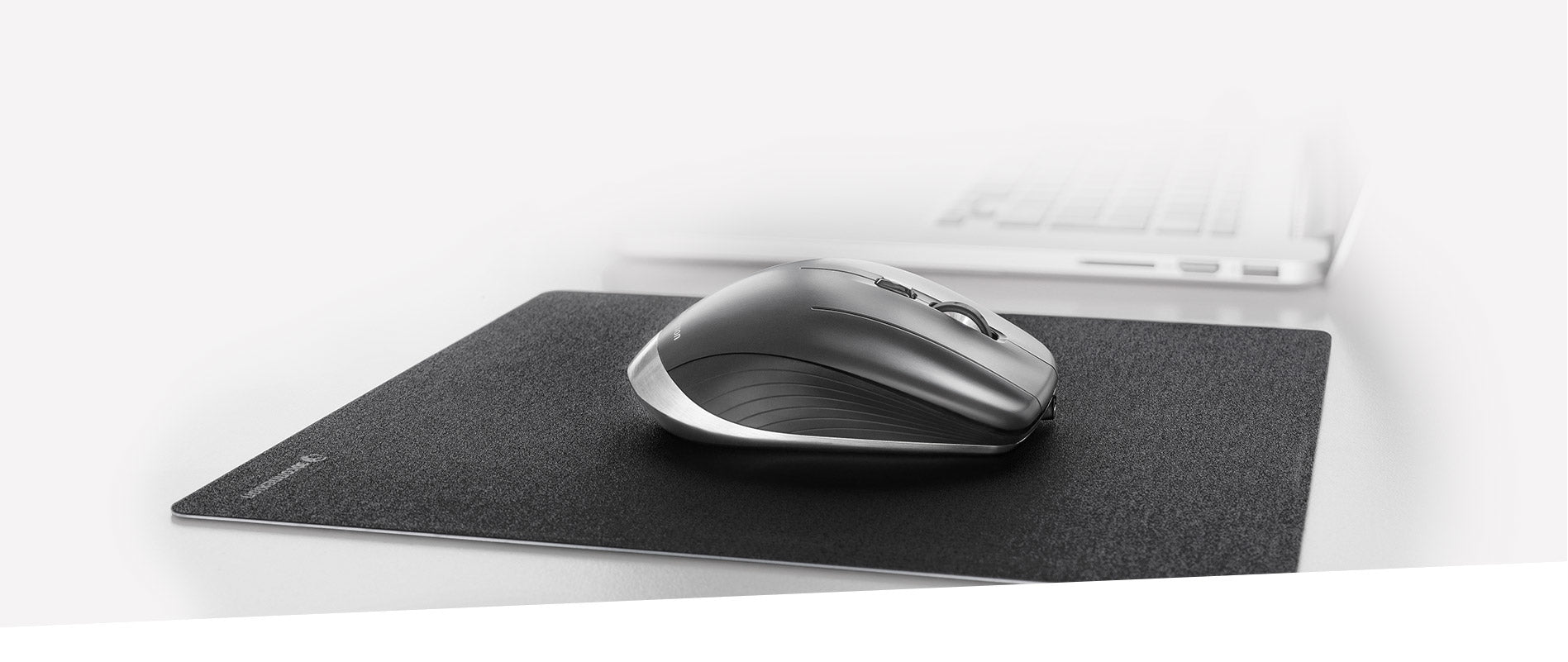 3Dconnexion CadMouse Pad Compact – Anti-Rutsch-Basis, Schwarz, 250 × 250 mm