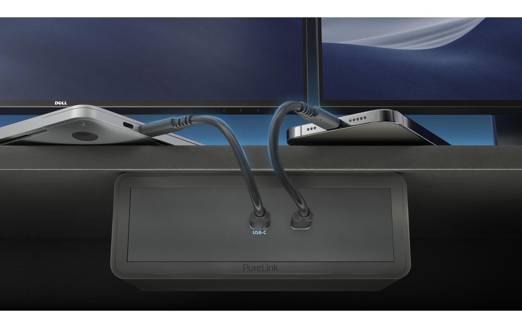 Purelink M2-ENC07-9940 Dockingstation – USB-C, 2× HDMI, 2× USB-A, 100 W PD, GbE, für universelle Geräte