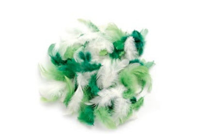 GLOREX Dekofedern, Grün, 10 g, 1 Stk., 63821025