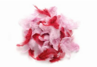GLOREX Dekofedern, Rosa, 10 g, 1 Stk.