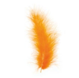 GLOREX Federn, Marabu, Orange, 2 g, 15 Stk.