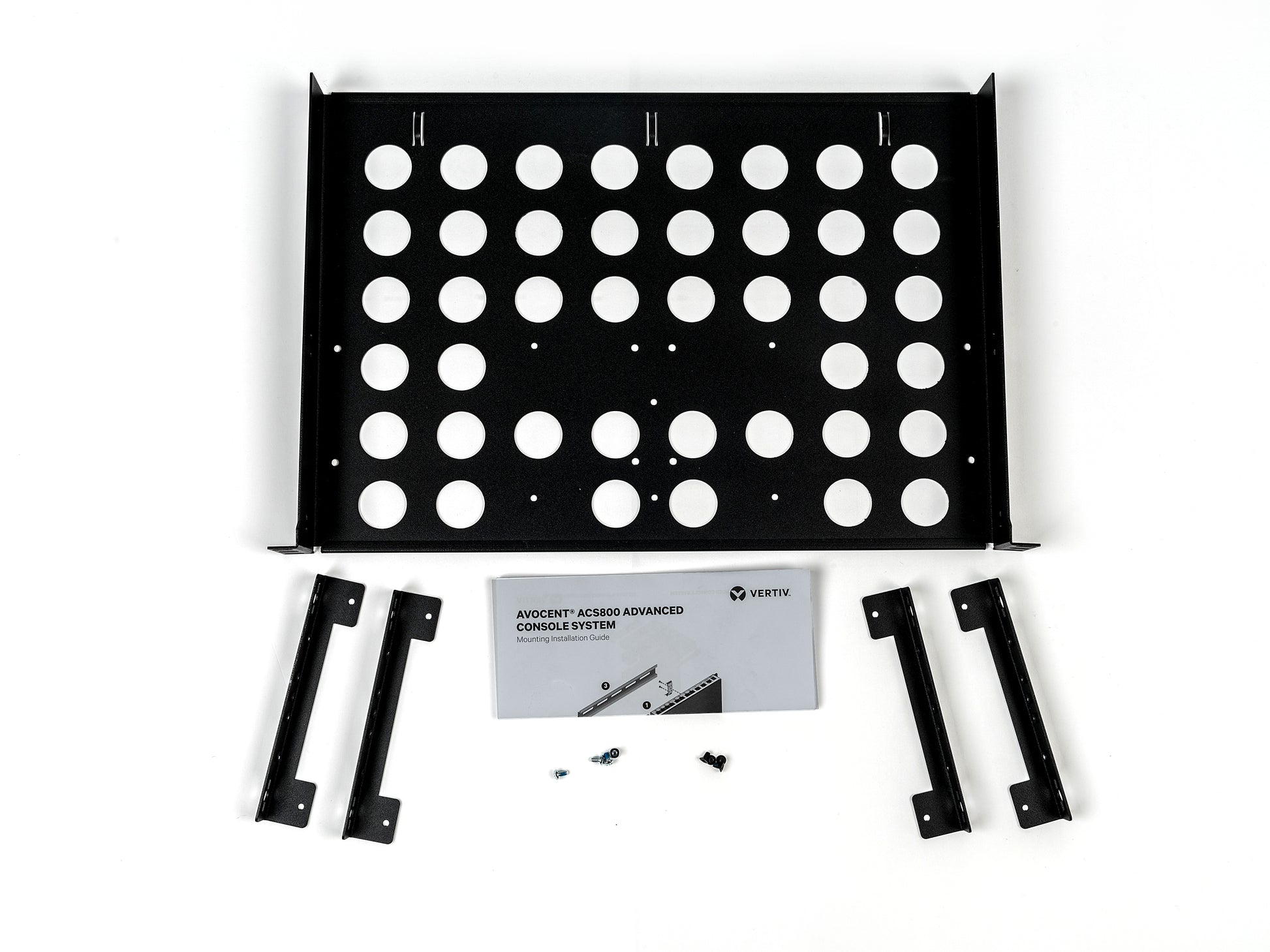 Vertiv RMK-91 – Rack-Mount-Kit, 1U, für Avocent ACS800, Metall, Schwarz