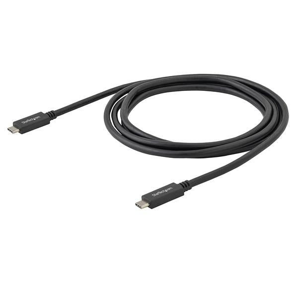 StarTech.com USB-C auf USB-C Kabel – USB 3.2 Gen 2 (10 Gbit/s) – 0,5 m – PD 60 W – 8K/60 – Schwarz