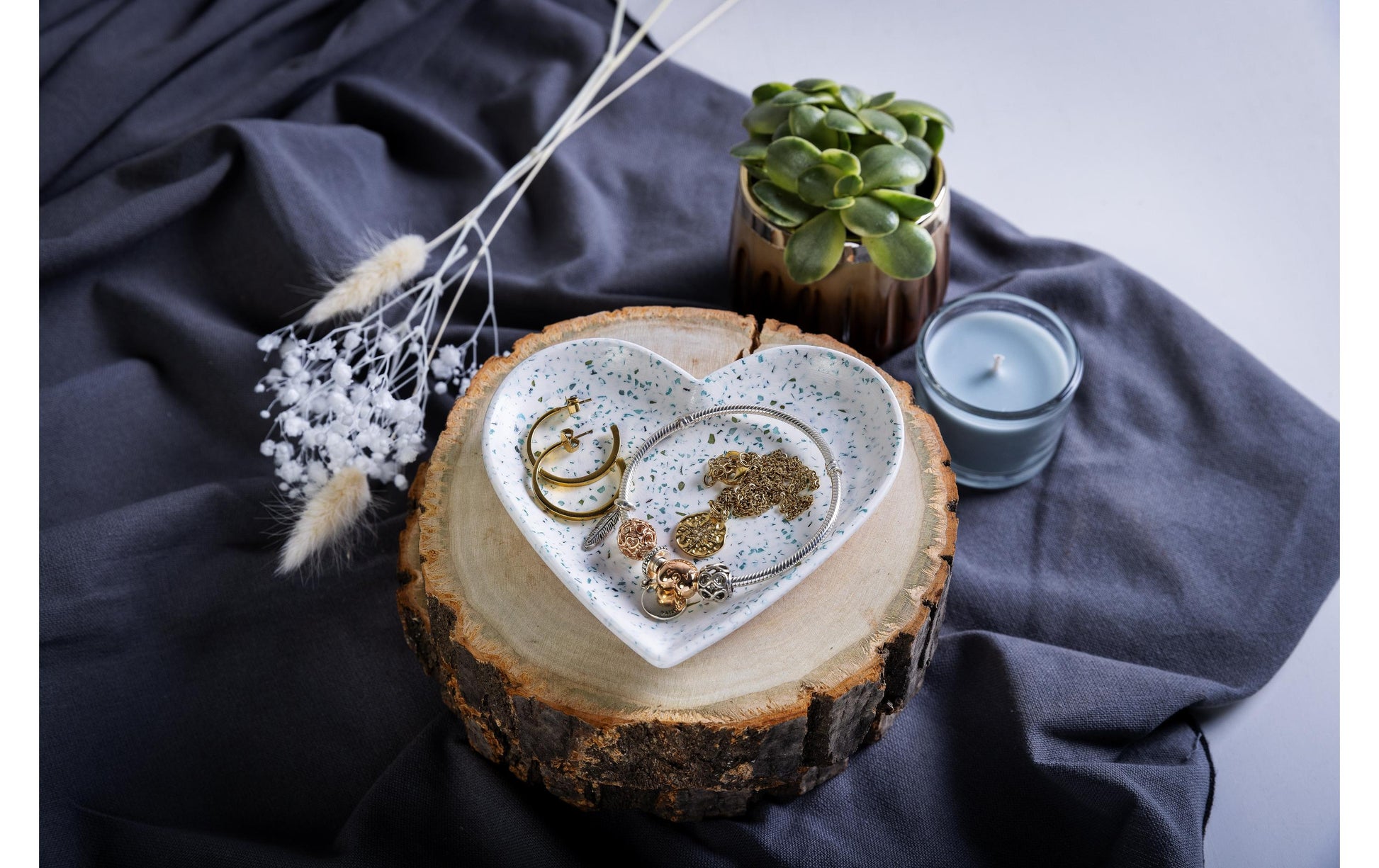 GlassRoxx Jesmonite – Glass Roxx Perlenmischung, Blau, 750 g