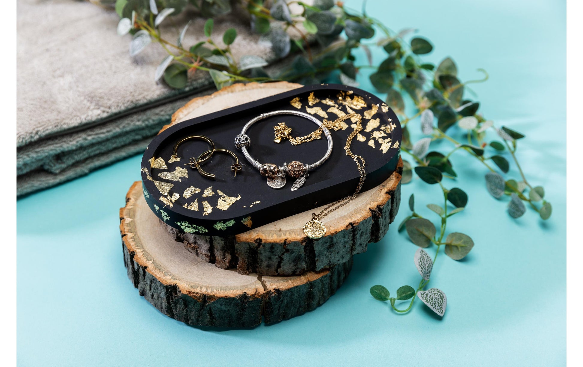 Jesmonite Giessform – Schale/Untersetzer – Silikon – 180 × 95 mm