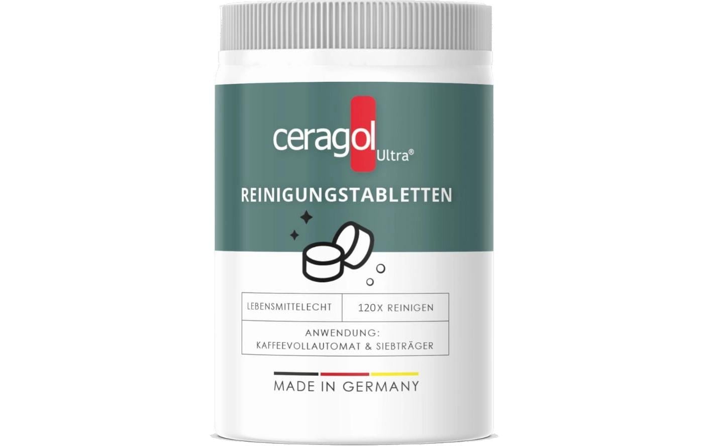 Ceragol Fettlöser-Tabletten – für Kaffeemaschinen, 120 Tabs