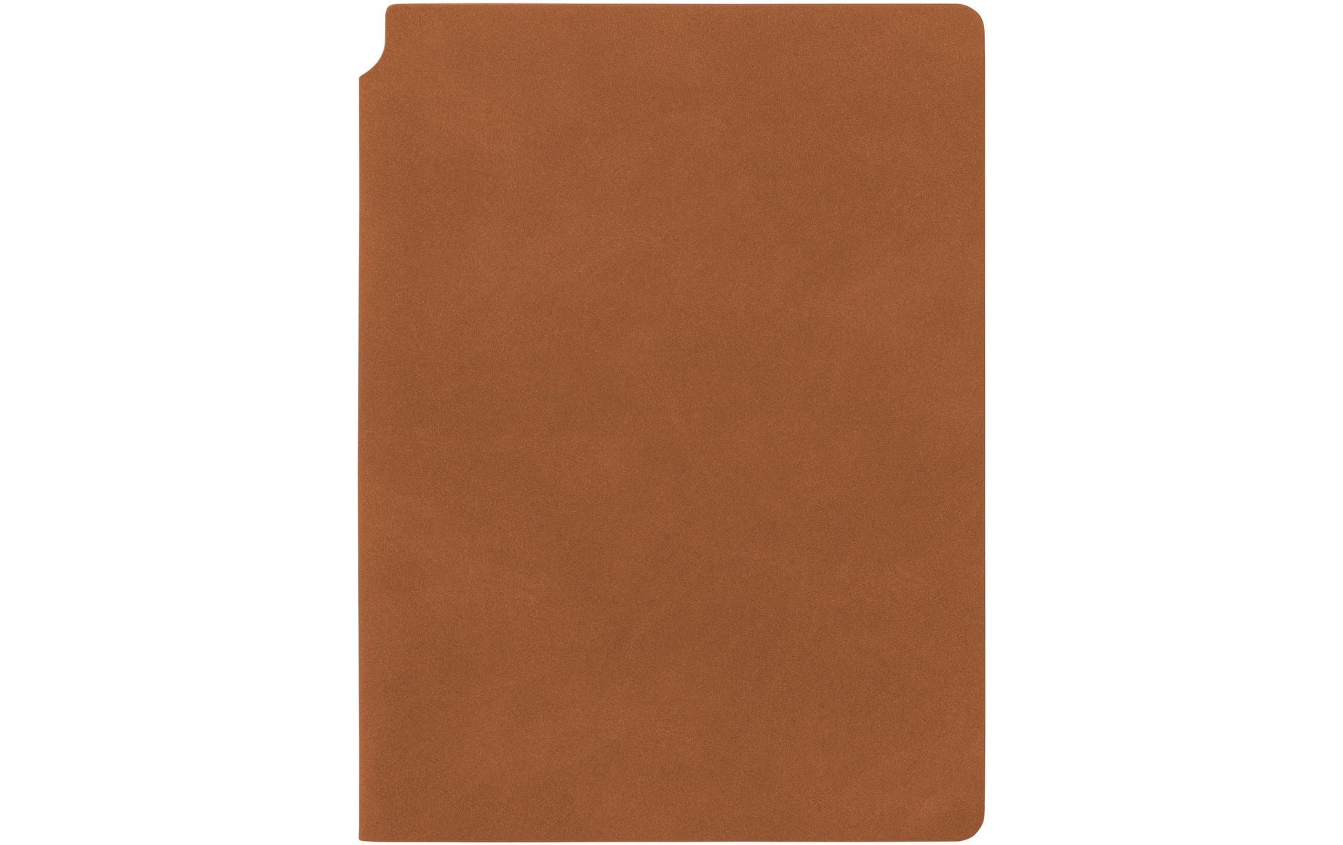Kolma Smooth Notizbuch – A5 – punktiert – 144 Blatt – 80 g/m², Stiftschlaufe, Einstecktasche, braun