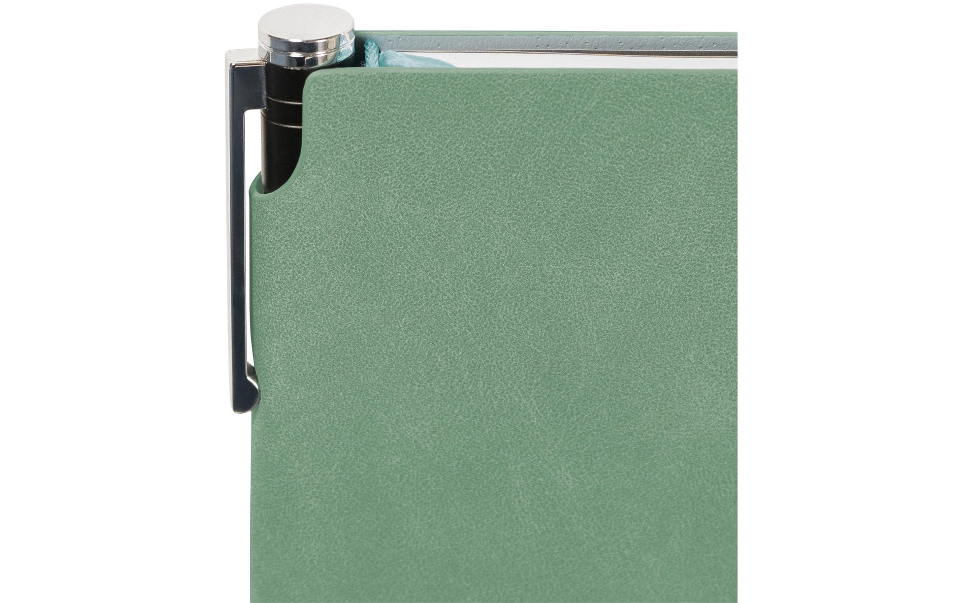 Kolma Notizbuch – A5 – punktiert – 144 Blatt – 80 g/m² – Stiftschlaufe, Einstecktasche, türkis