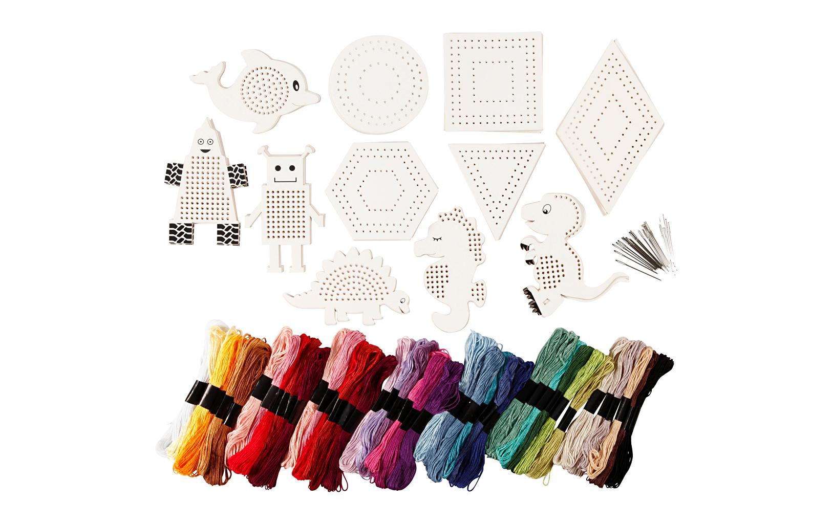 Creativ Company Stickgarn-Set – Sortiert, für Kinder