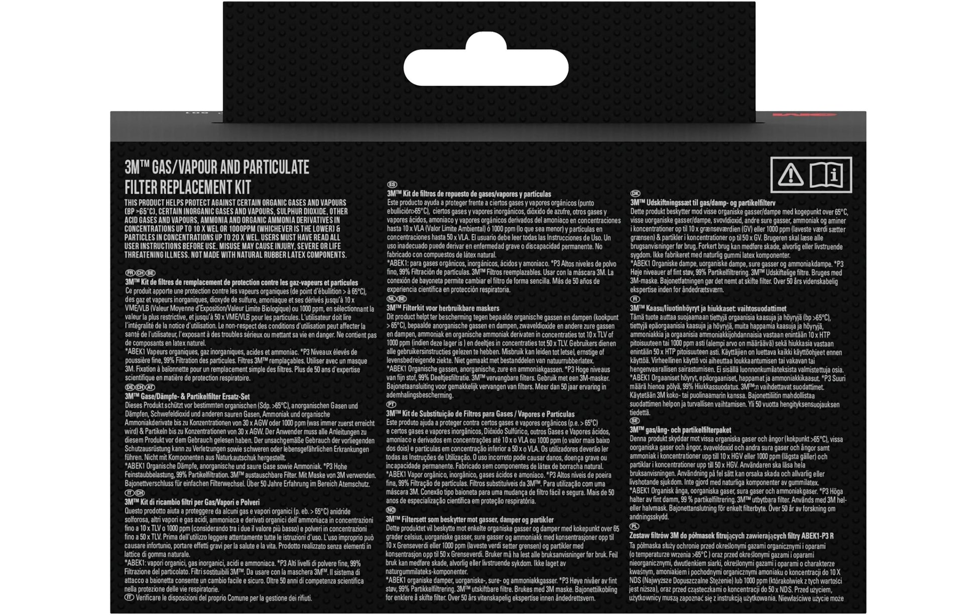3M Atemschutzmaske A2/P3 6002PRO – M – grau – 1 Stk.