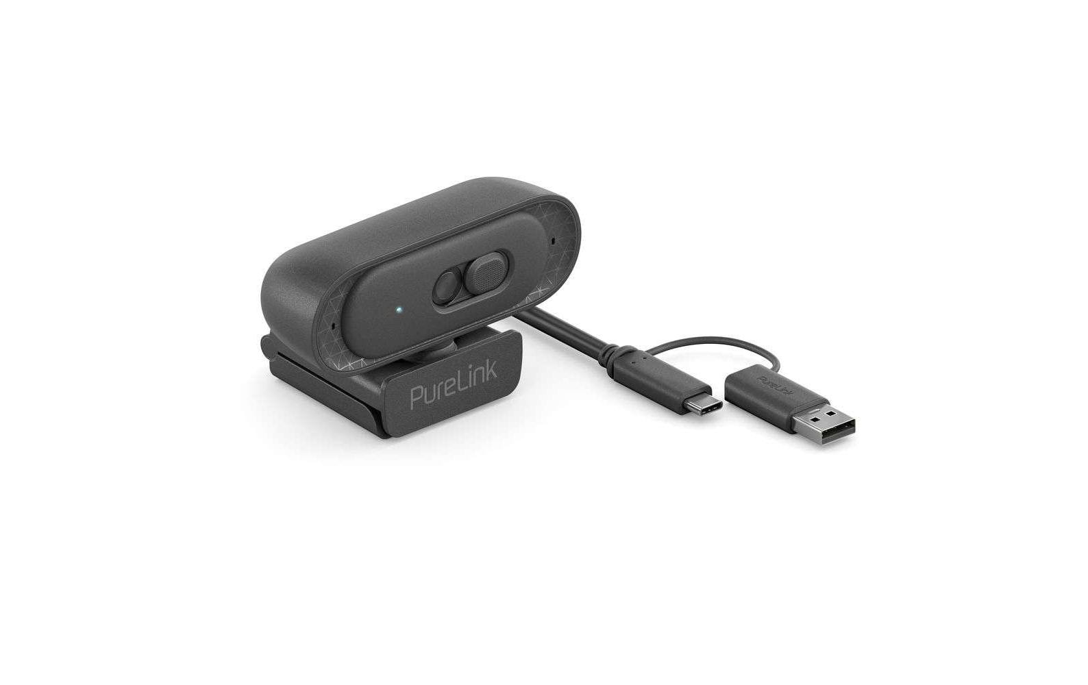 Purelink Vuelogic PL VL-OC100 – Webcam – 2K QHD, USB-C, Autofokus, 75° FOV, Schwarz