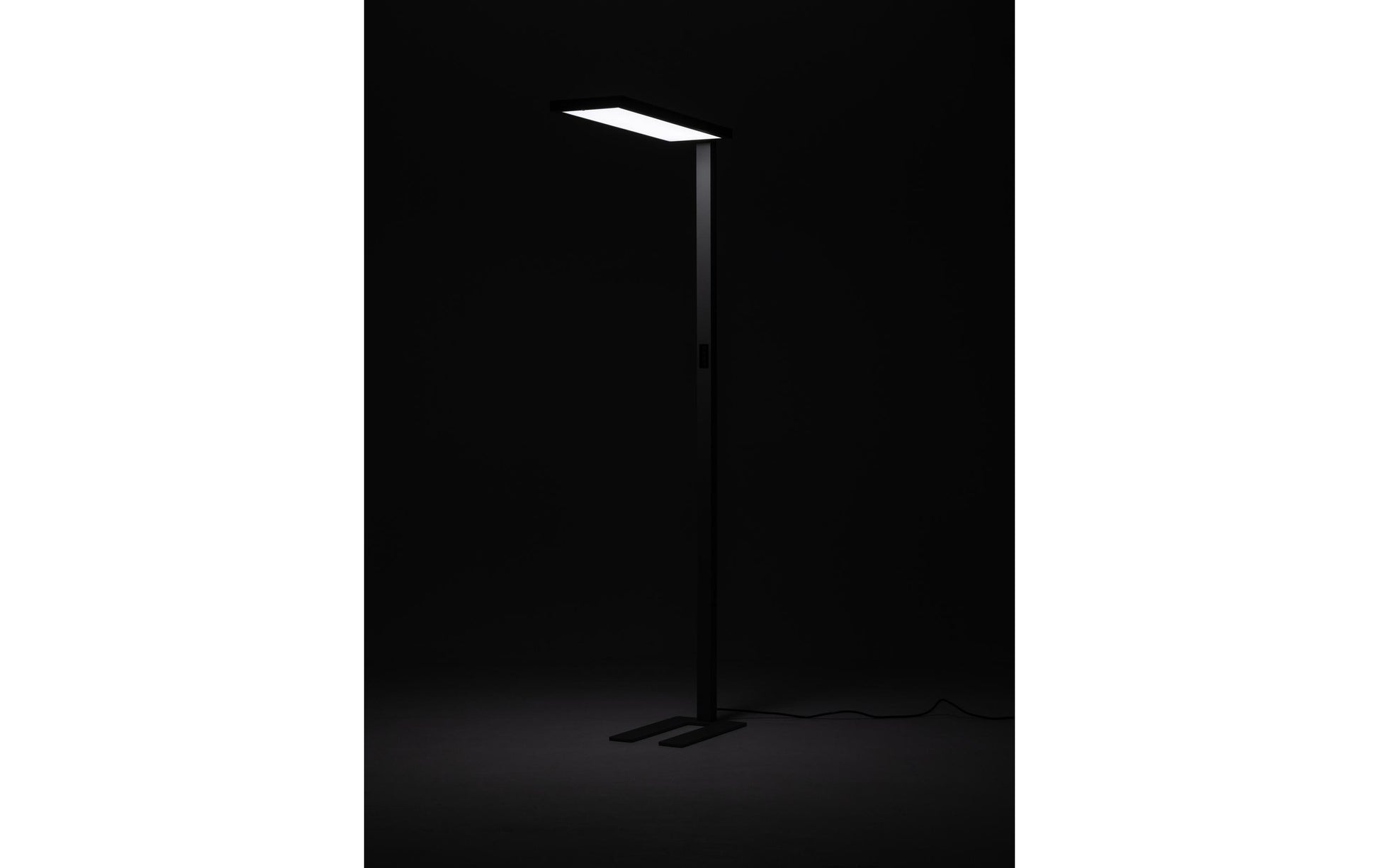 Office Focus Stehleuchte – 12300 lm, 2700–6500 K, dimmbar, Sensor, 195 cm – Grau
