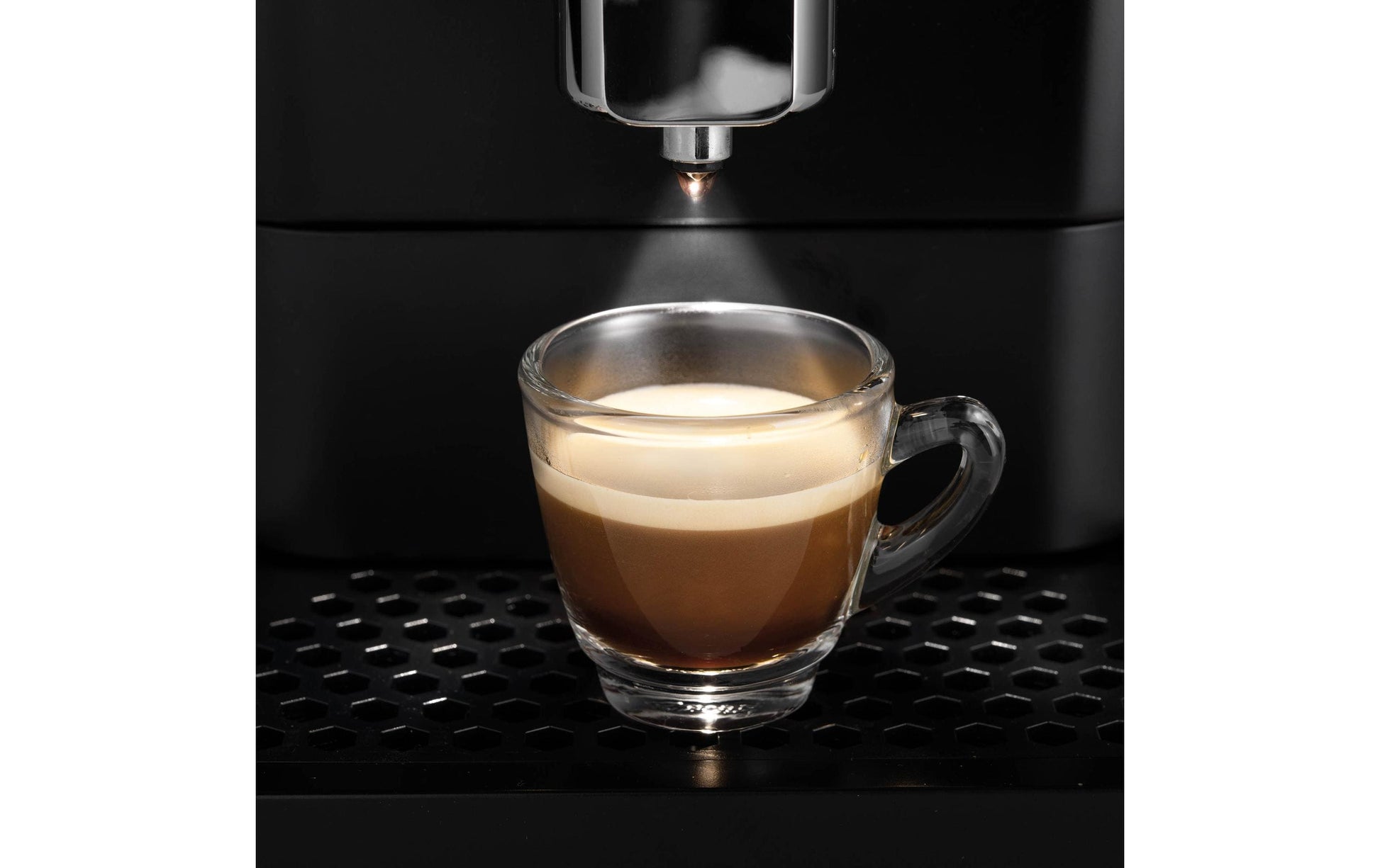 Koenig Black Star Kaffeevollautomat – 19 bar, 1,2 l, 150 g, Schwarz