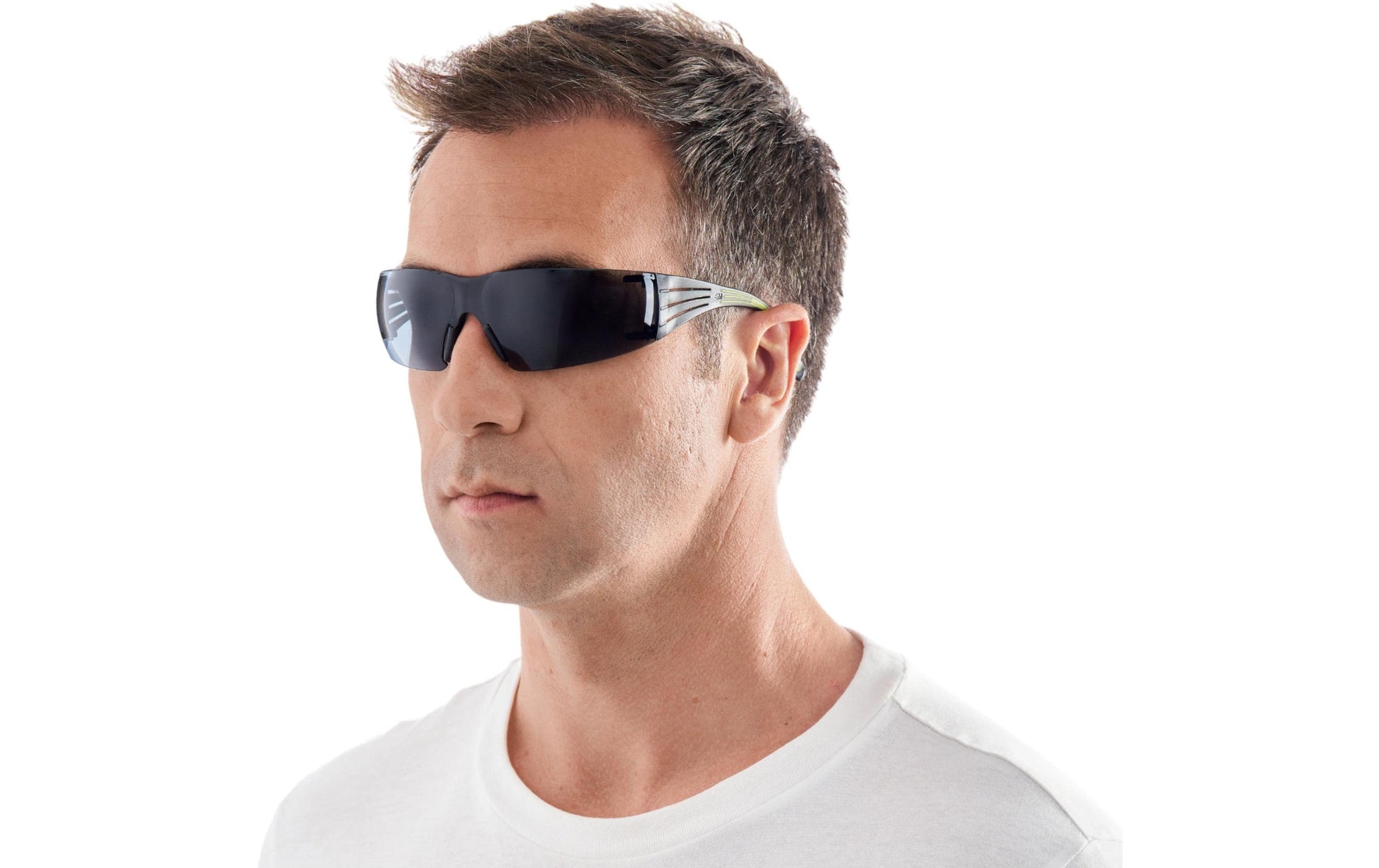 3M Schutzbrille SecureFit SF4000GC1 – grau, kratzfest, schwarz, grün