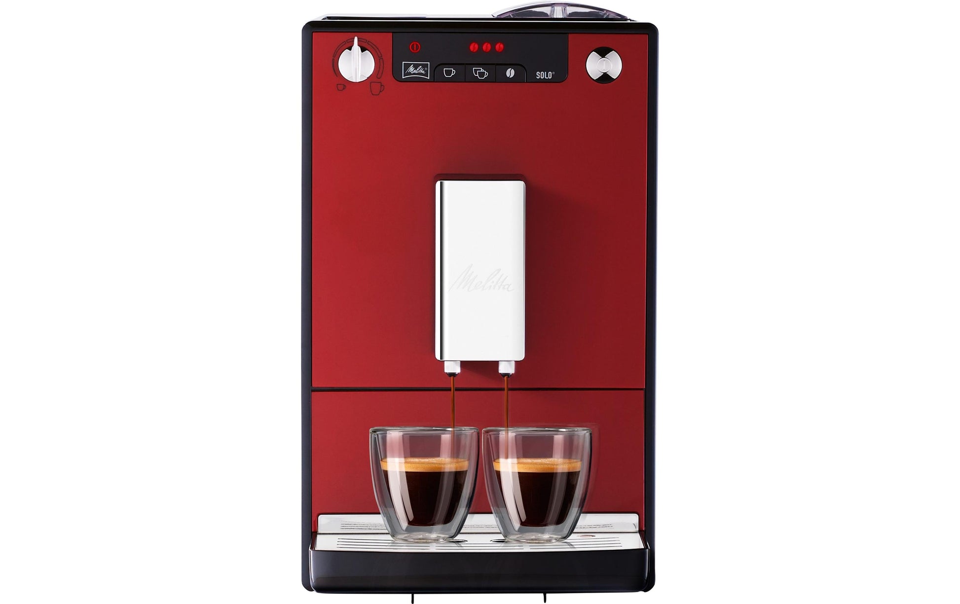 Melitta Solo E950-204 Kaffeevollautomat – 1,2 l, 125 g, Rot