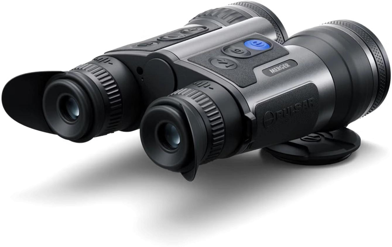 PULSAR Merger XT50 LRF Thermal Bino – IP-Thermalkamera, 1280×1024, 16× Vergrösserung, Schwarz