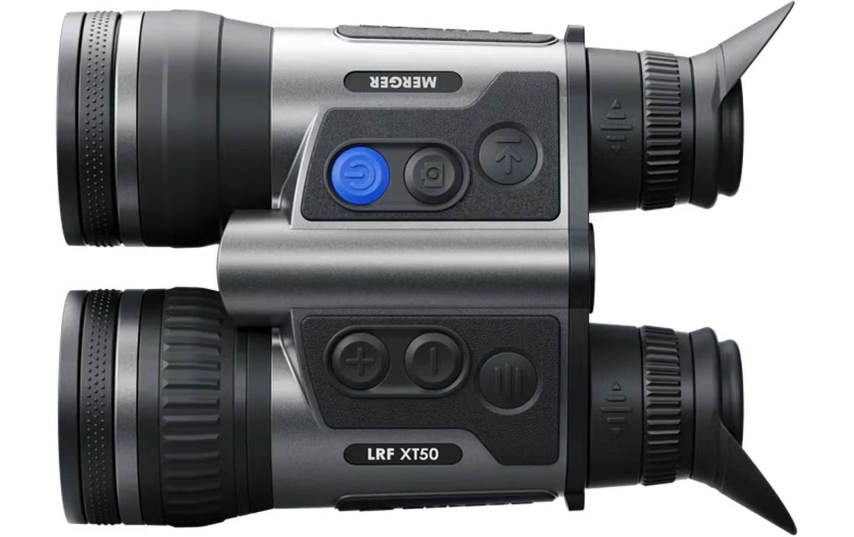 PULSAR Merger XT50 LRF Thermal Bino – IP-Thermalkamera, 1280×1024, 16× Vergrösserung, Schwarz