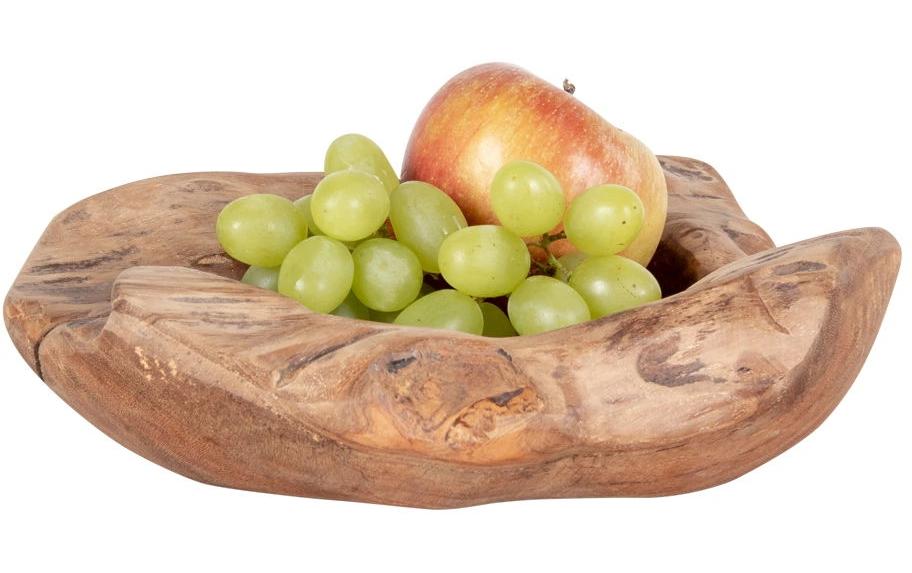 House Nordic Schale – Teak, natur – Ø 20 × 8 cm