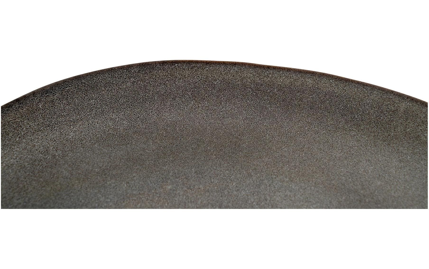 House Nordic Dessertteller – 4er Set, Ø 21,0 cm, Keramik, Braun/Grau, spülmaschinenfest, mikrowellengeeignet