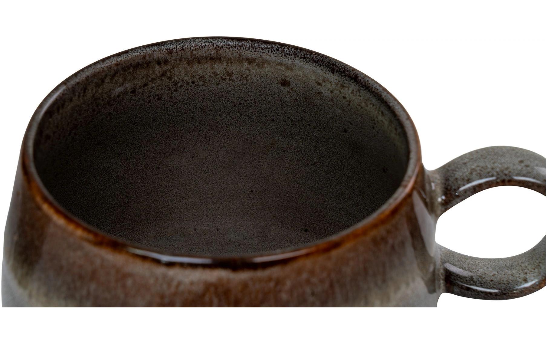 House Nordic Teetasse Selma – 4er Set, 250 ml, Ø 10 cm, H 7,5 cm, Keramik, spülmaschinenfest