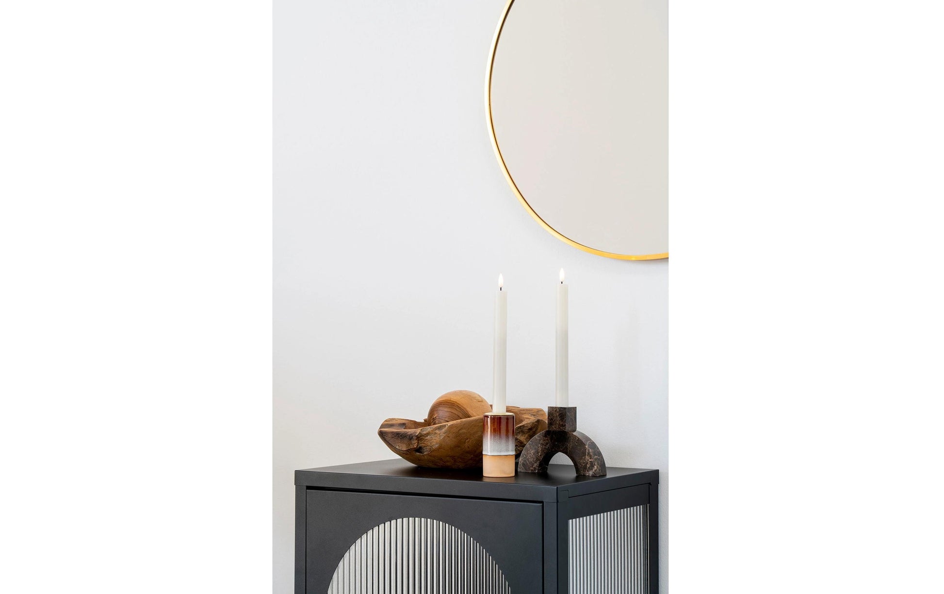House Nordic Schale – Teakholz, Natur – Ø 30 × 10 cm