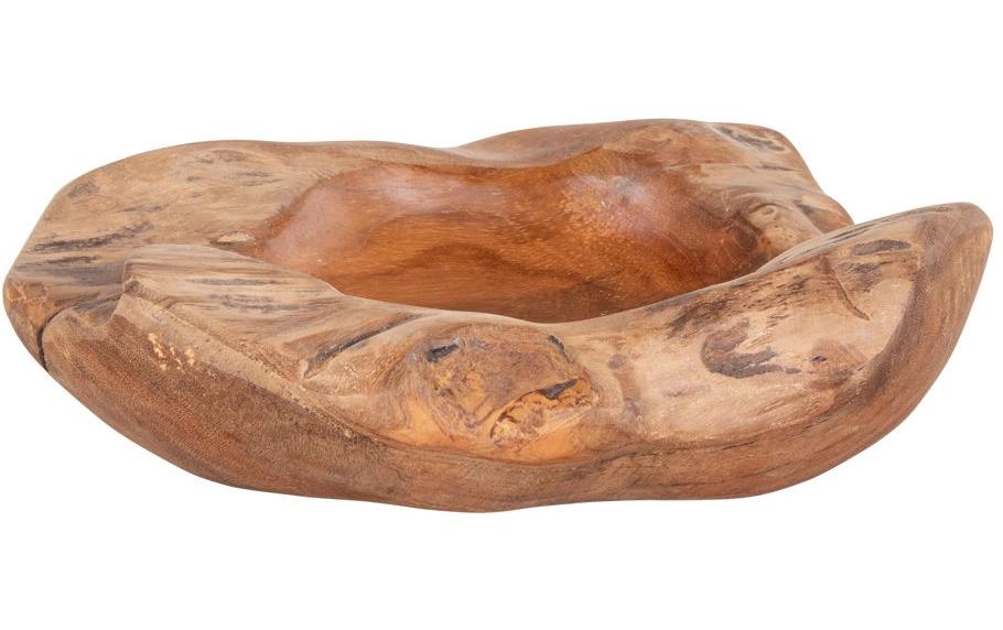 House Nordic Schale – Teak, natur – Ø 20 × 8 cm