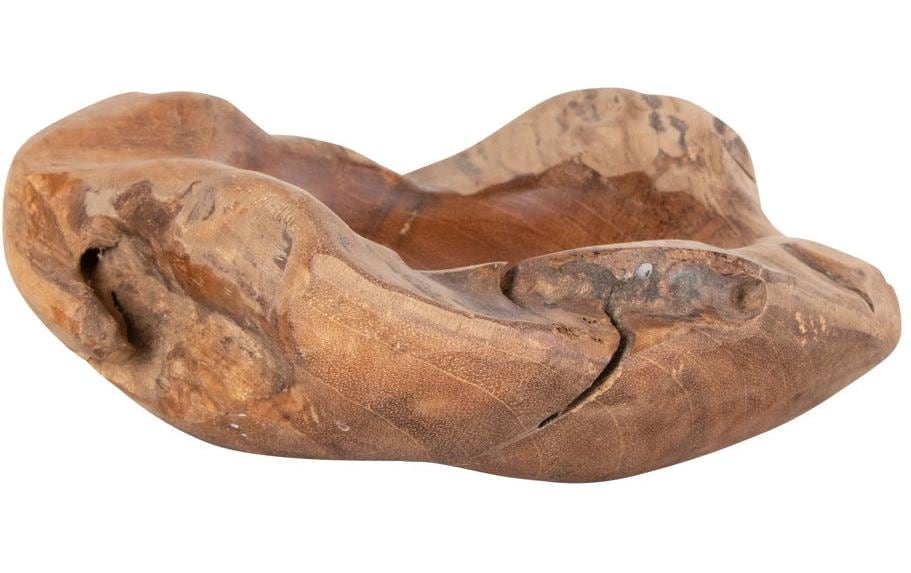 House Nordic Schale – Teak, natur – Ø 20 × 8 cm