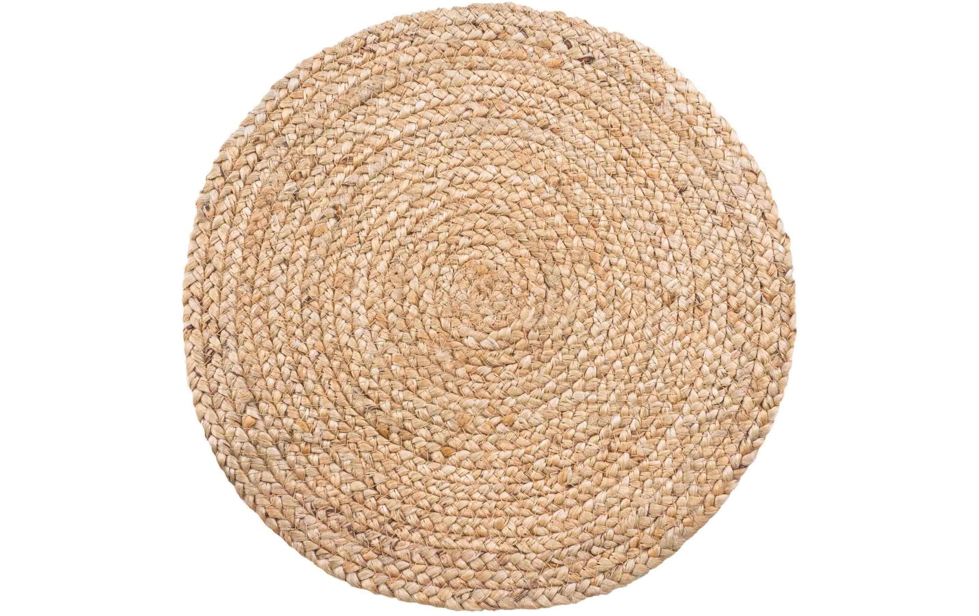 House Nordic Tischset Bombay – rund, Jute, natur, Ø38 cm – 4er-Set