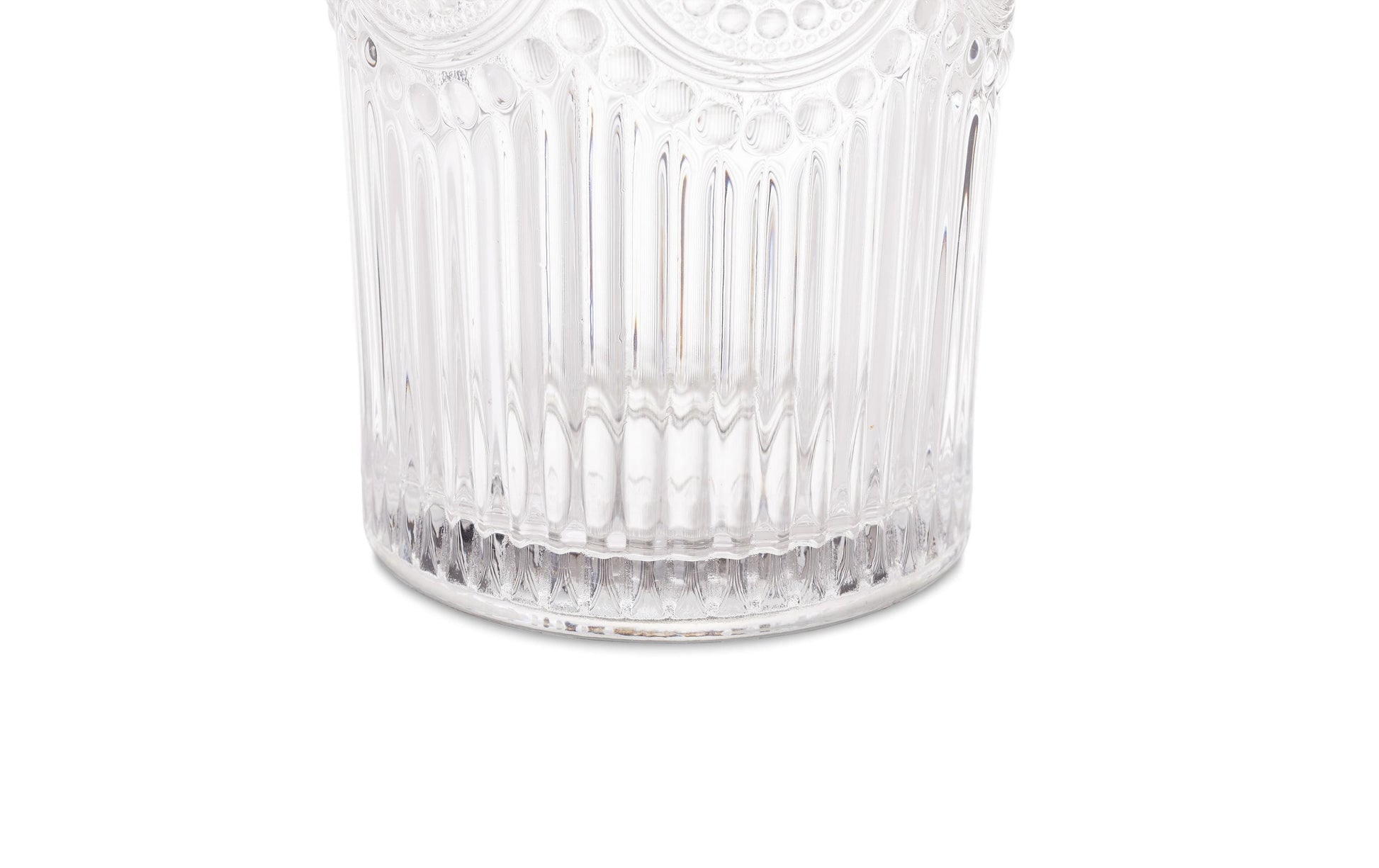 Relaxdays Trinkglas – 300 ml, Ø 8,0 cm, H 13,0 cm, Transparent