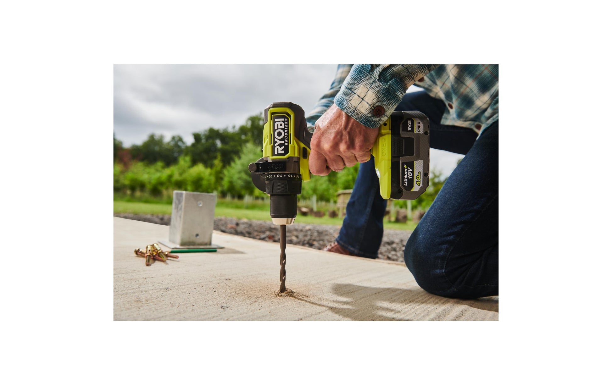 Ryobi Akku-Schlagbohrschrauber RPD18BL2-0 – 18 V (ONE+) – Schnellspannbohrfutter – 95 Nm – Solo