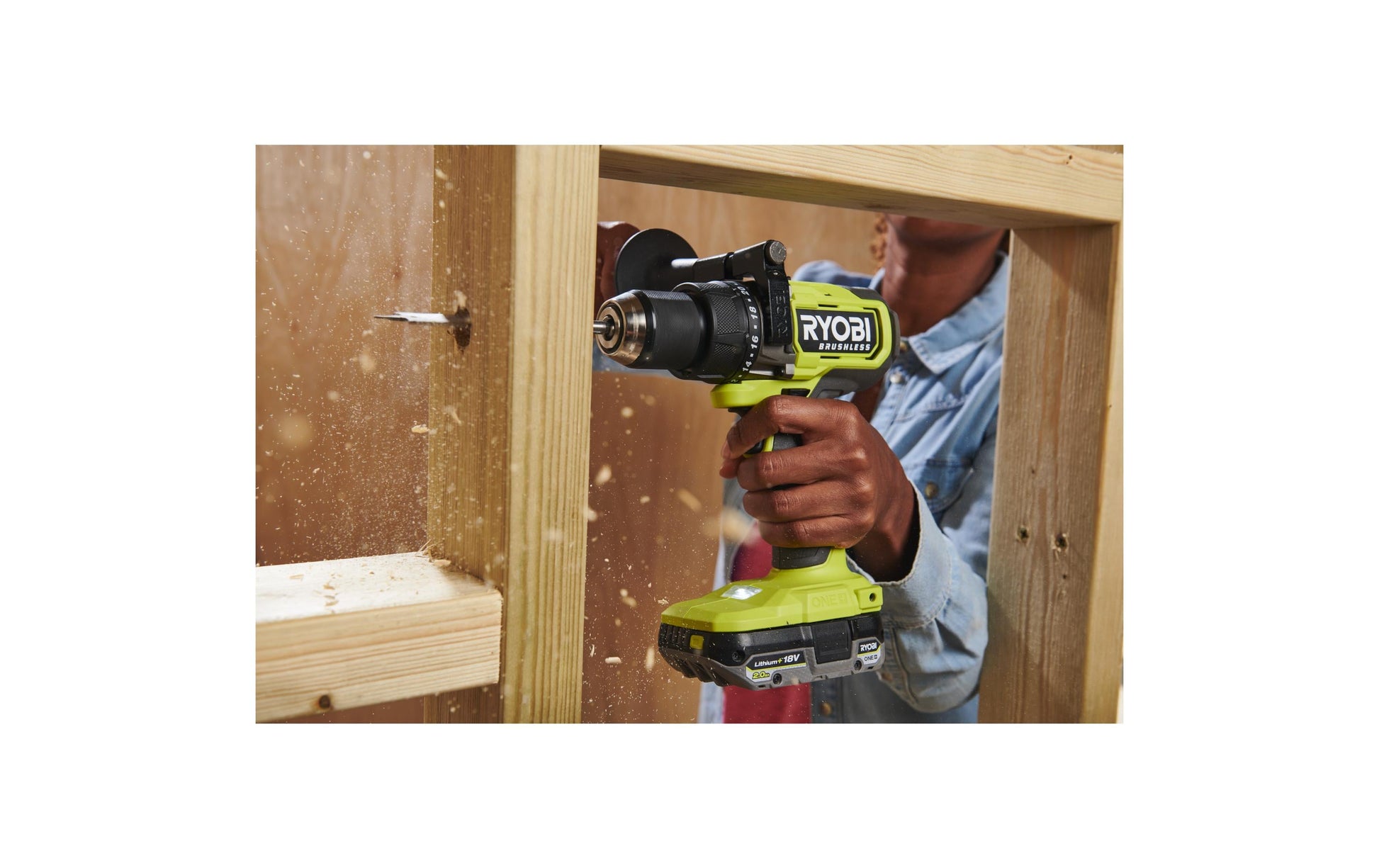 Ryobi Akku-Schlagbohrschrauber RPD18BL2-0 – 18 V (ONE+) – Schnellspannbohrfutter – 95 Nm – Solo